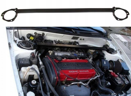 Rozpórka Mitsubishi Lancer EVO 6-9 przednia górna Red