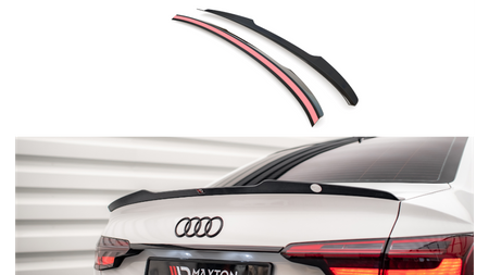 Spoiler Cap Audi A4 B9 Facelift Gloss Black