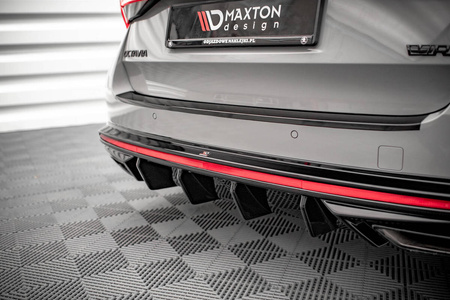 Dokładka Skoda Octavia IV RS Zderzak Tył Gloss Black