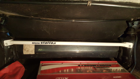 Rear upper strut bar VW Golf 1 White