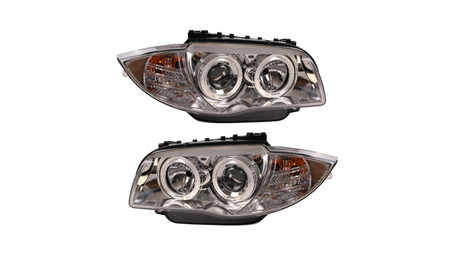 Lampy BMW 1 E81 E82 E87 E88 Przód Chrome