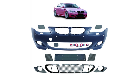 Bumper BMW 5 E60 E61 Facelift Front PDC SRA