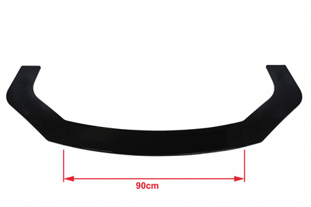 Universal front bumper splitter 3pcs.