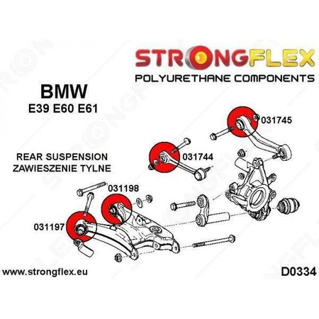 Full suspension bush kit E39 Sedan