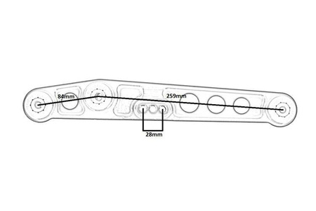 Control arms Honda Civic IV V Rear Lower Silver LCA