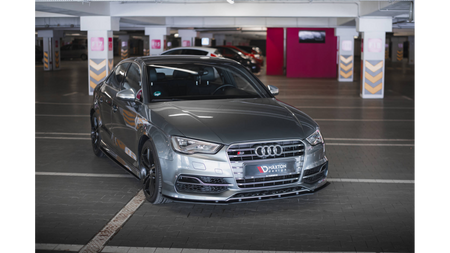 Splitter Audi A3 8V S-Line Front Pro Black-Red