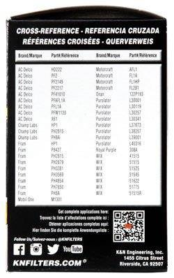 K&N Oil Filter HP-3001