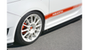 Diffuser Fiat 500 Abarth I Side Skirts Gloss Black