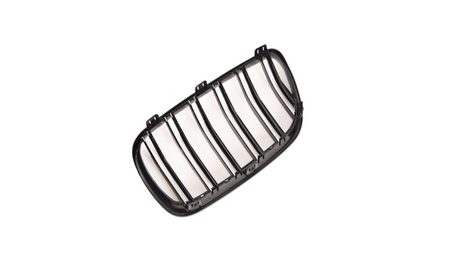 Grill sportowy podwójne żeberka Gloss Black BMW X3 E83 Facelift 2006-2010