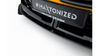 Splitter BMW 1 F70 M-Pack Front Street Pro Black-Red + Gloss Flaps
