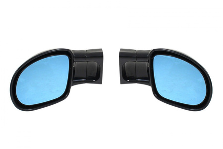 Mirrors Uniwersalne M3 Look Sport ABS Black Manual Blue Glass