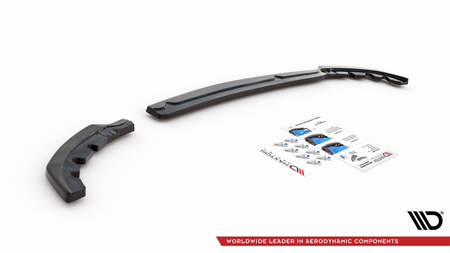 Splitter Peugeot 208 II Rear Side Gloss Black