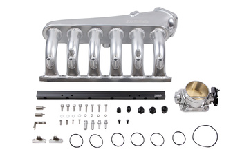Intake manifold BMW E34 E36 M50 with throttle body and fuel rail