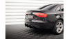 Dyfuzor Audi A4 B8 Facelift Tył Street Pro Black-Red