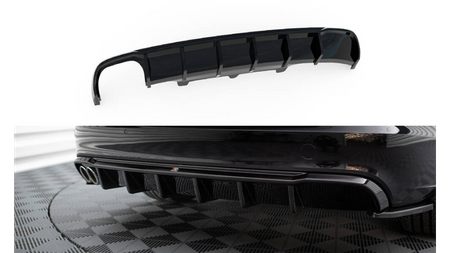 Diffuser Audi A6 C7 Avant Rear Valance Double Exhaust Version one side