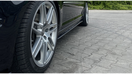 Diffuser Opel Volkswagen Caddy Mk. 4 Side Skirts Gloss Black