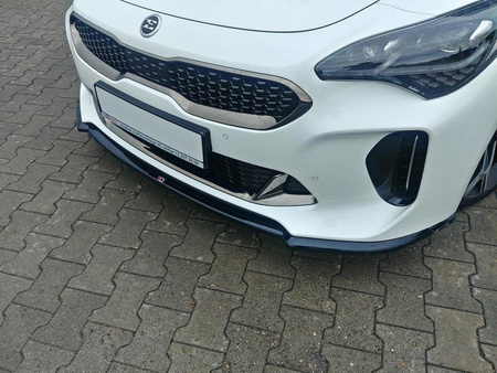 Splitter Kia Stinger I GT GT-Line Front v.1 Gloss Black