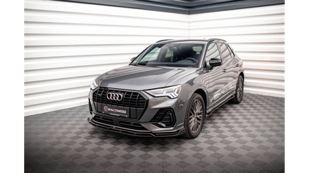 Splitter Audi Q3 F3 S-Line przód v.2 Gloss Black