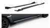 Side Skirts Subaru Impreza WRX STI Mk3 Facelift Street Pro Black + Gloss Flaps