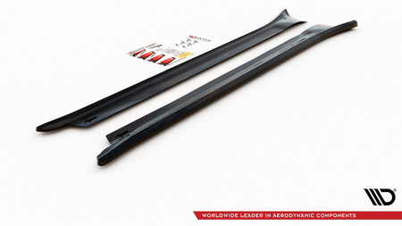 Diffuser Porsche 911 Carrera 991 Side Skirts Gloss Black