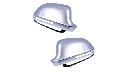 Mirror Cover Set Audi A3 A4 A5 A6 A8 Q3 Matt Silver