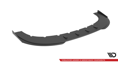 Splitter Audi RS6 C6 Front Pro + flaps Black-Red