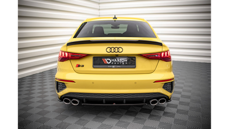 Splitter Audi S3 8Y Tył Środkowy Gloss Black