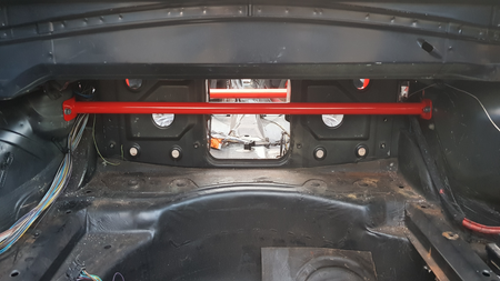 Rear upper strut bar BMW 3 E36 Red