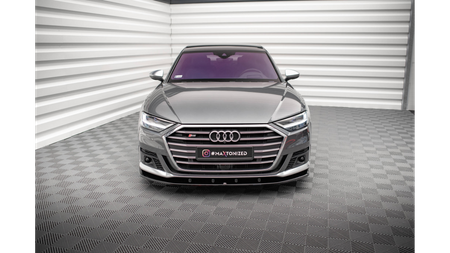 Splitter Audi A8 D5 S-Line Front v.2 Gloss Black