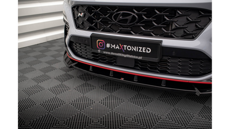 Splitter Hyundai Kona N Mk1 Przód Gloss Black v.2