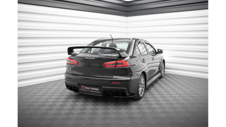 Splitter Mitsubishi Lancer EVO X Tył Boczne Street Pro Black