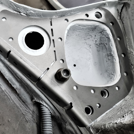 Reinforcement plate BMW 3 E46 Rear trailing arm mounts