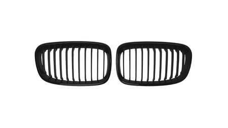 Grill BMW 1 F20 F21 pojedyncze żeberka Matt Black