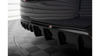 Diffuser BMW 5 F10 M-Pack Rear Valance v.2 Version with double exhaust on one side Gloss Black