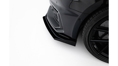 Splitter Audi RS5 F5 Przód Street Pro Black + Gloss Flaps
