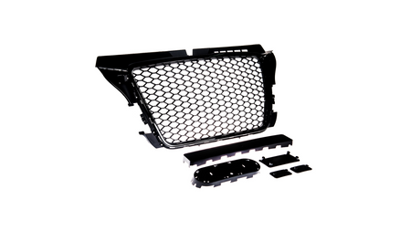 Grill AUDI A3 8P Facelift Gloss Black