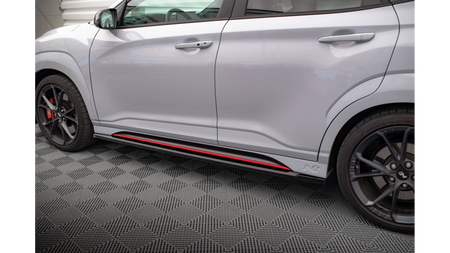 Dokładka Hyundai Kona N Mk1 Progi v.1 Gloss Black