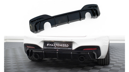 Diffuser BMW 1 F20 Facelift M-Pack Rear Valance v.3 Gloss Black