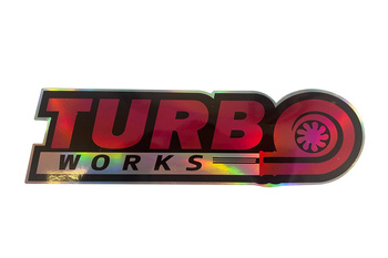 Sticker TurboWorks Holo 22cm