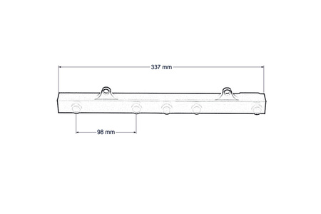 Fuel rail Nissan 200SX S14