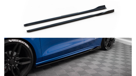 Diffuser Ford Focus IV ST ST-Line Side Skirts v.4 Gloss Black