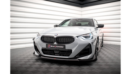 Splitter BMW 2 G42 M-Pack przód v.3 Gloss Black