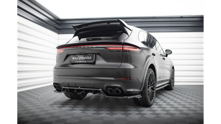 Splitter Porsche Cayenne Sport Design III Tył Środkowy z Dyfuzorem