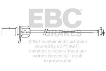 EFA110 - Czujnik zużycia klocków hamulcowych EBC Brakes VOLKSWAGEN | Passat (B5)