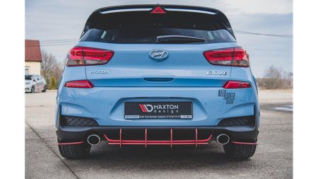 Dyfuzor Hyundai I30 III N Tył Racing Durability v.1 Red