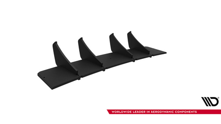 Dyfuzor Audi S3 8Y Facelift Tył Street Pro Black-Red