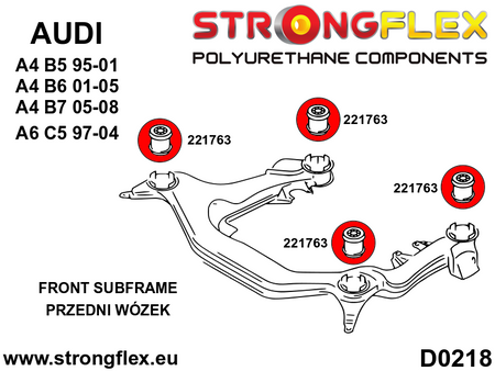 Full suspension bush kit