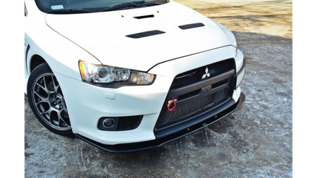 Splitter Mitsubishi Lancer Evo X Front v.1 Gloss Black