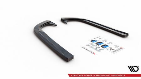 Splitter Skoda Octavia III Facelift Rear Side Gloss Black
