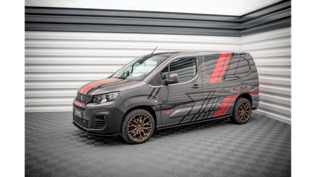 Dokładka Peugeot Partner Maxi III Progi Gloss Black